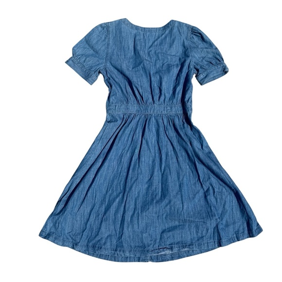 MADEWELL Denim Daylily Dress Size 0 Annetta Wash - Picture 4 of 6